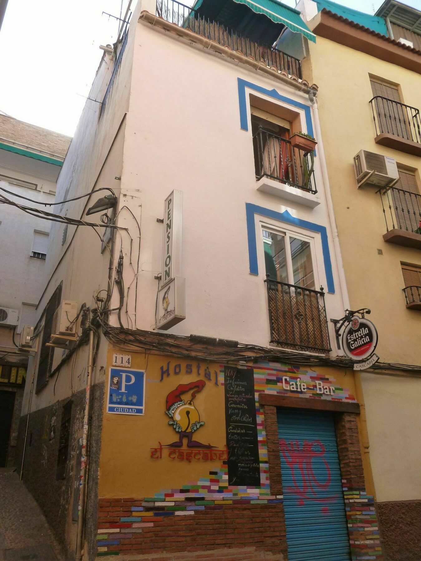 Hostel El Cascabel Гранада Экстерьер фото